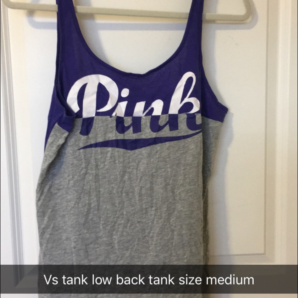 PINK Low back Tanktop