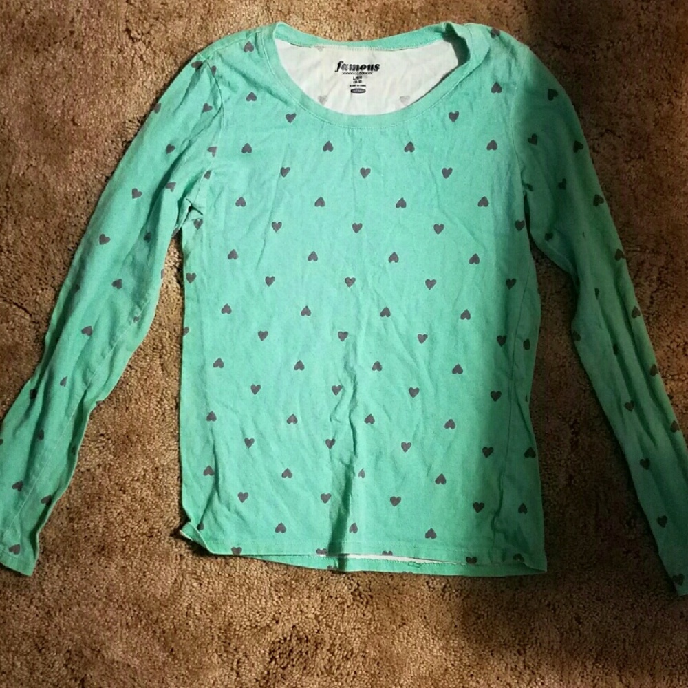 Mint girls long sleeve shirt