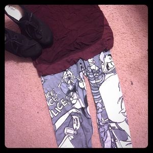 Alice In Wonderland Leggings