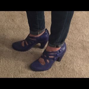 Miz Mooz Scarlett Heels - Royal Blue Size 7