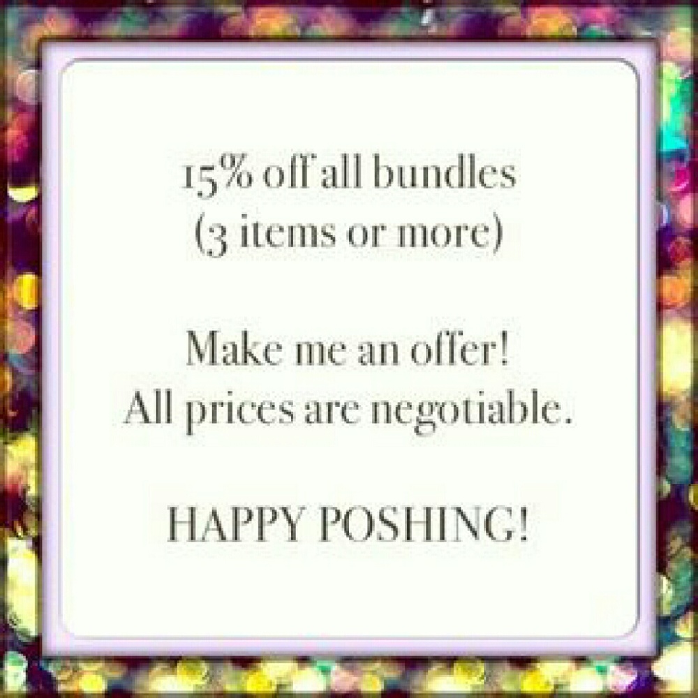Reasonable offers are always accepted!!