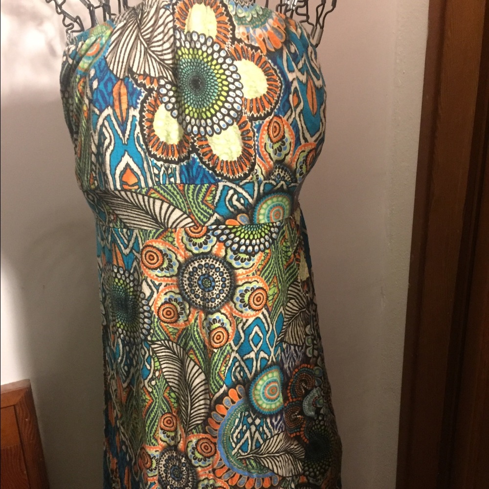Strapless mini maxi dress