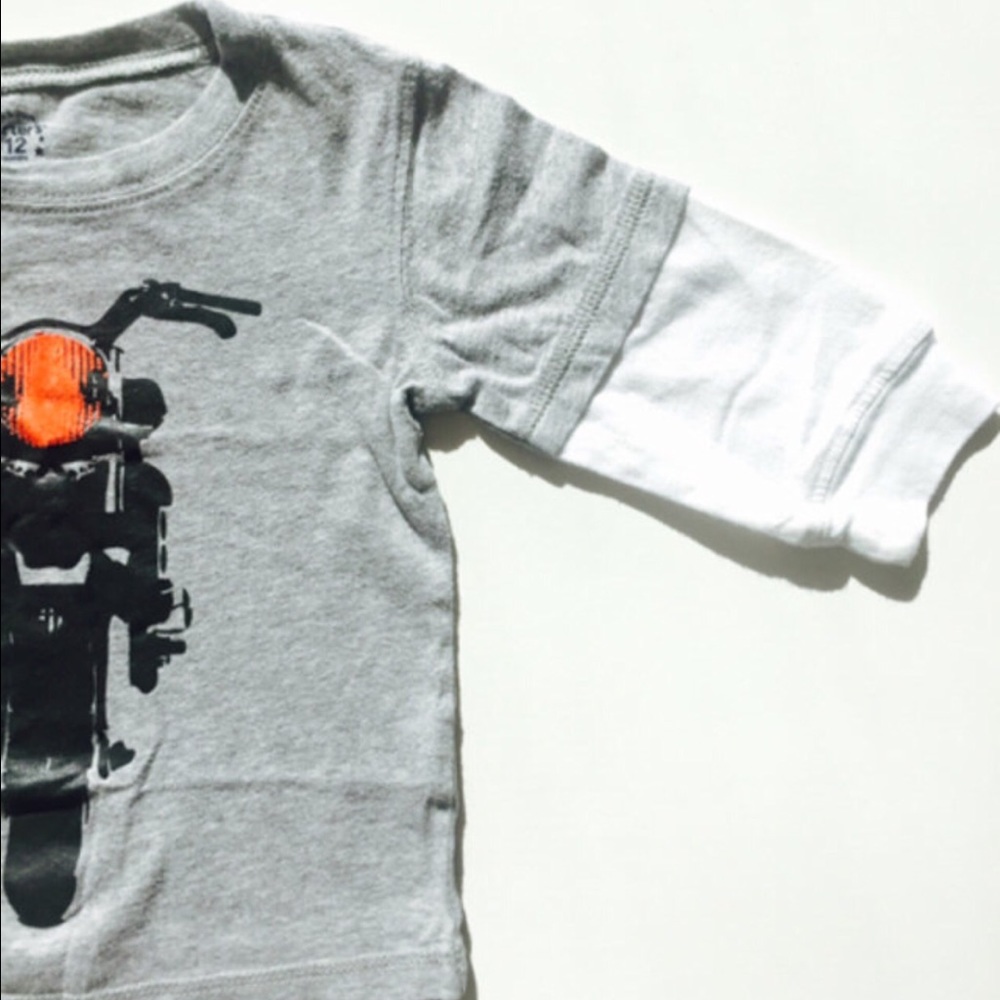 Carter's Raglan 12 Months Motorcycle