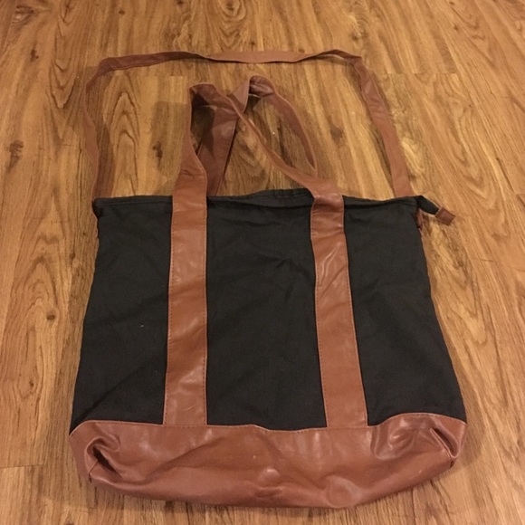 Cotton On Bags Cotton Onrubi Black And Brown Tote Bag Poshmark