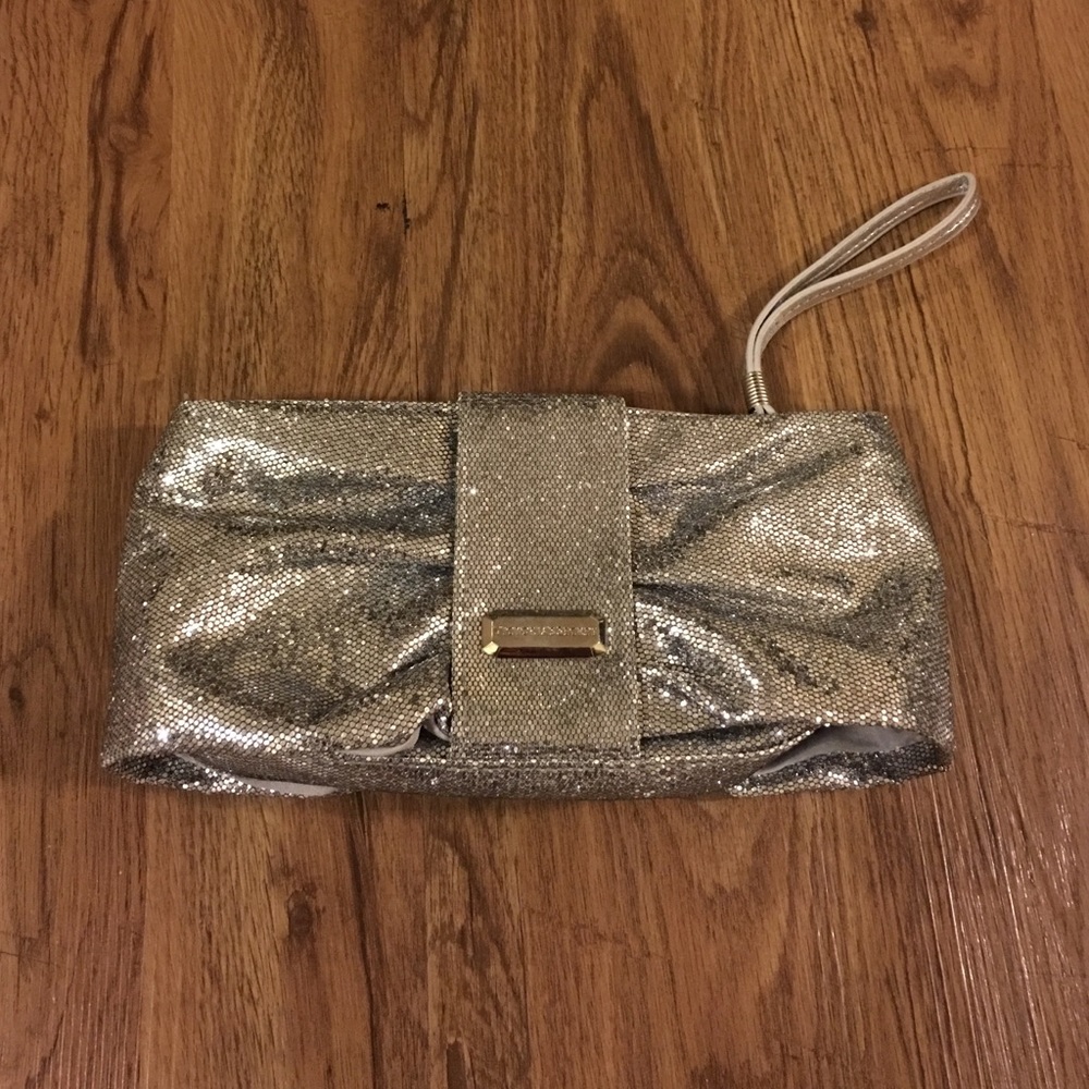 Victoria's Secret Silver Glittery Sparkly Bag