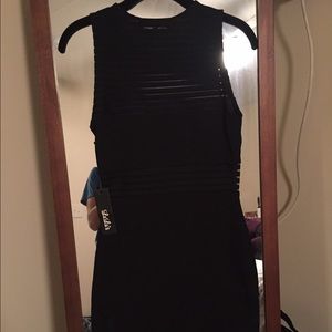 Black bodycon dress- super cute!