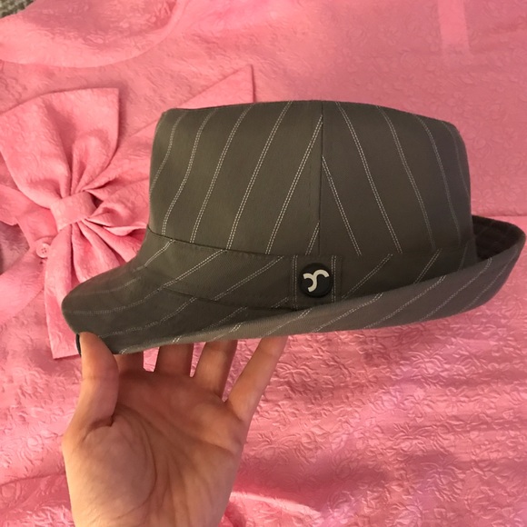 Cafe Del Mar Ocho Gray with Stripes Hat - Picture 3 of 4