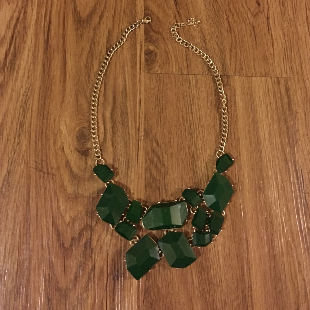 Green And Gold Necklace