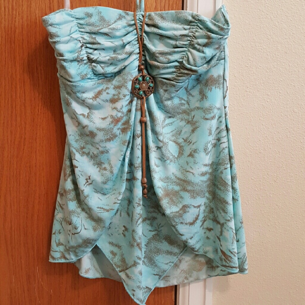 Blue/Brown Summer Halter