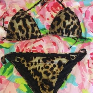 VS Leopard String Bikini