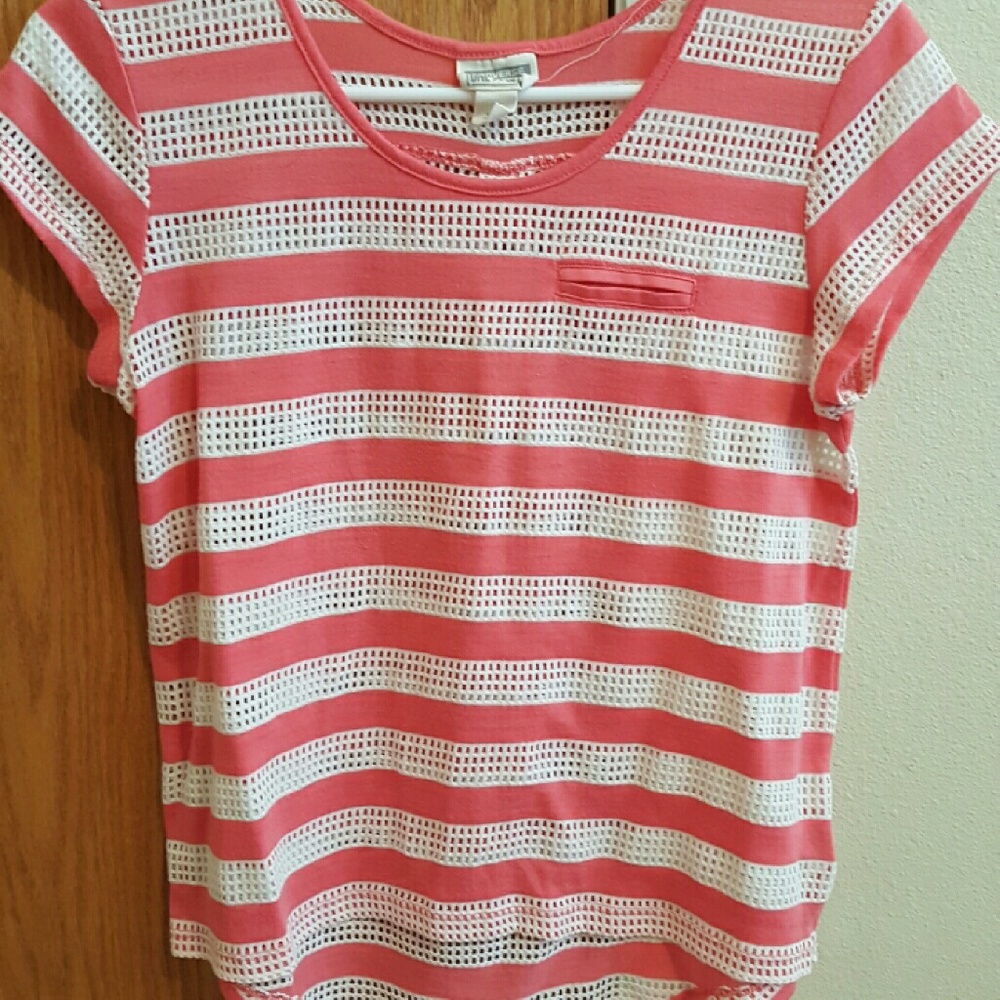 Pink and Tan Converse T-shirt
