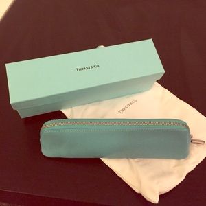 Tiffany Textured Leather Brush Pouch