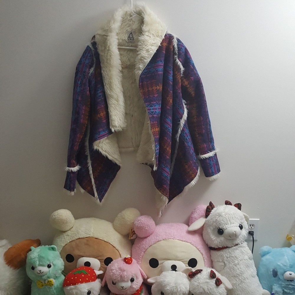 UNIF shearling coat
