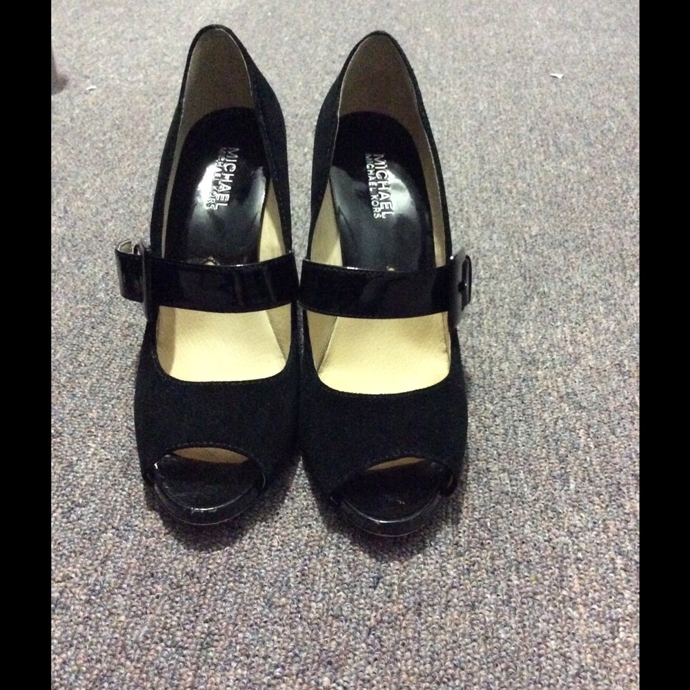 Michael Kors peep toe Mary Janes
