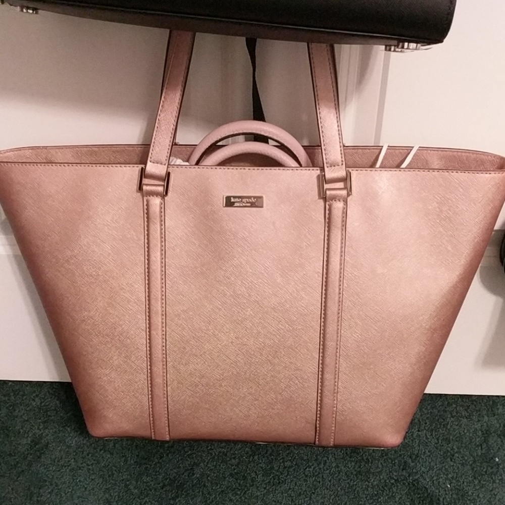 Kate Spade Rose Gold Large Tote