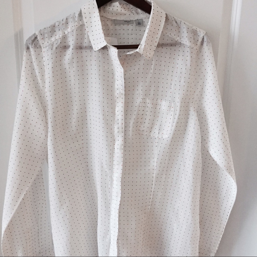 Halogen Triangle Silk Shirt