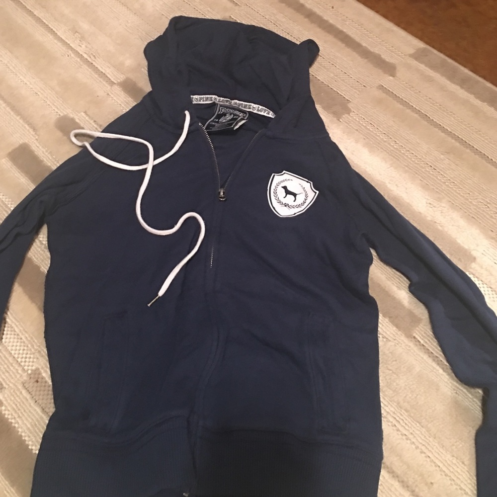 pink zip up