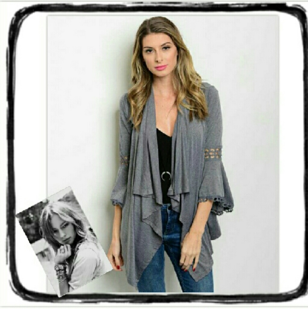 Boho Bell Sleeve Cardigan