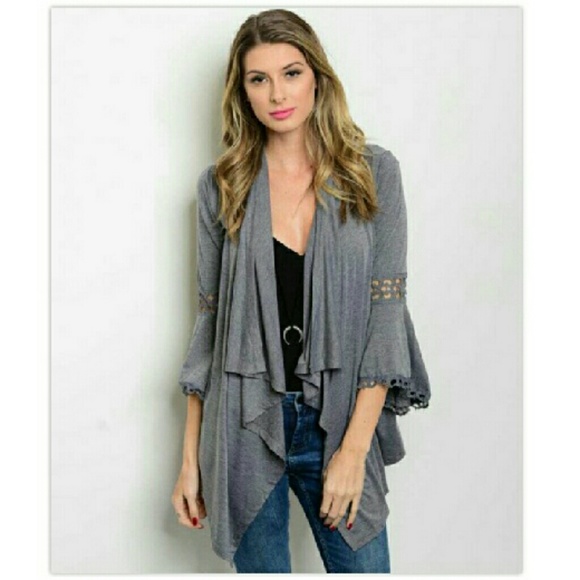 Boho Bell Sleeve Cardigan - Picture 2 of 3