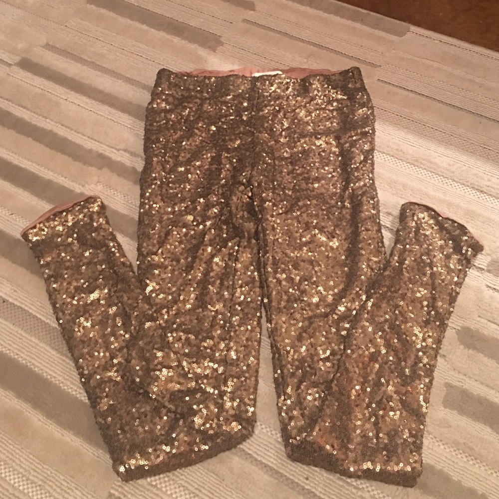 super cute gold leggings-