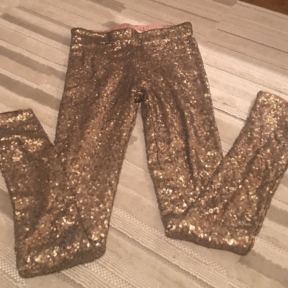 gold leggings