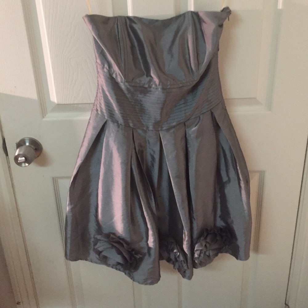 GRAY ROMEO AND JULIET COUTURE DRESS