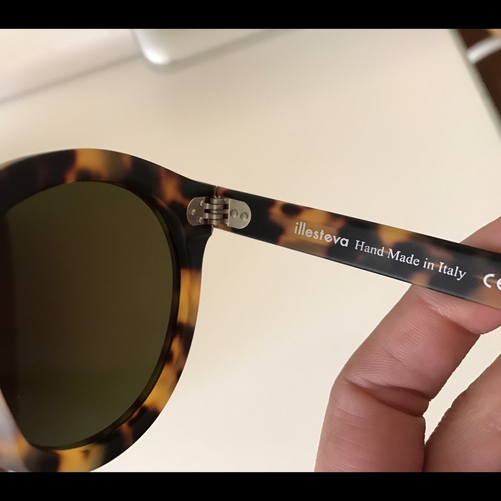 Illesteva Leonard 2 sunglasses MATTE tortoise - Picture 4 of 4