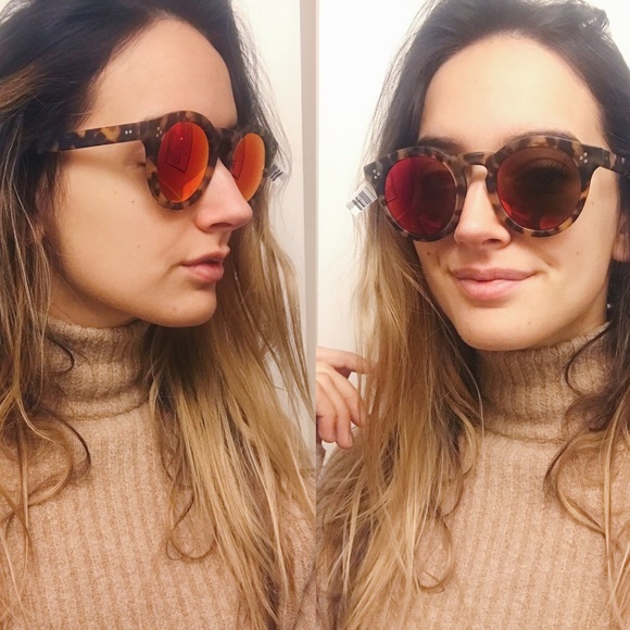 Illesteva Leonard 2 sunglasses MATTE tortoise - Picture 2 of 4