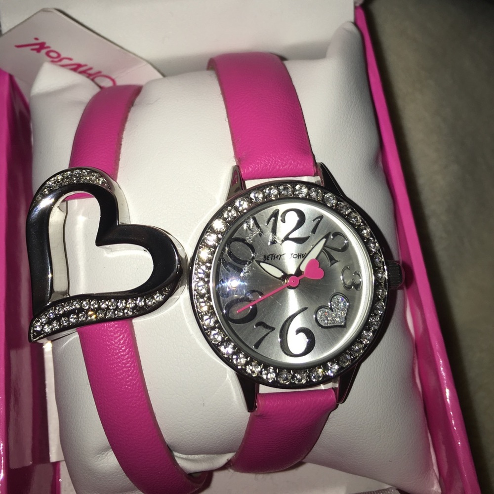 Betsy Jhonson designer watch with another bracelet