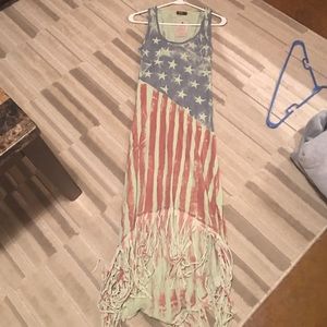 new with tags- super cute american flag dress