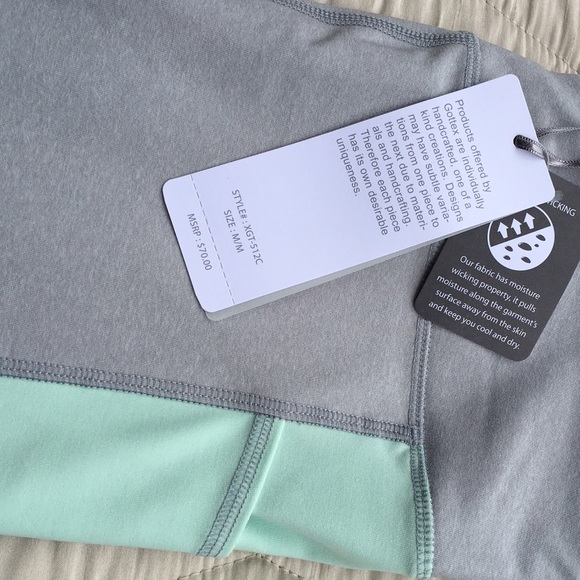 Gottex Multi-Color Legging Yoga Workout M NWT - Picture 4 of 4