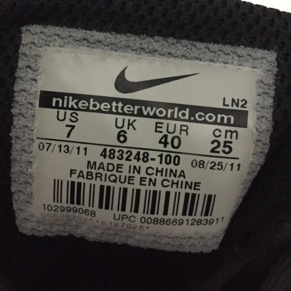 Nike Mens Air Academy Golf Shoes 483248-100 US 7 - Picture 4 of 4