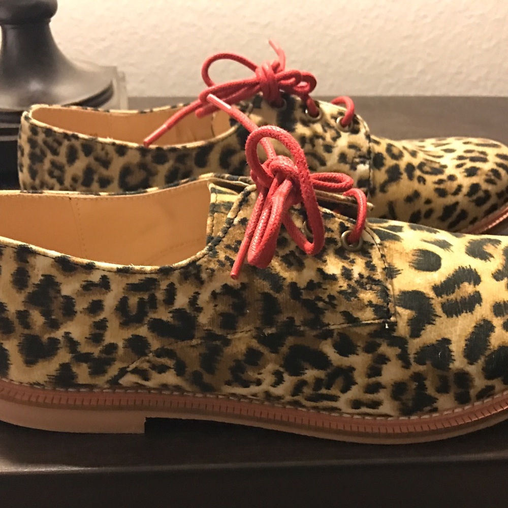 Leopard print shoes, never been worn.