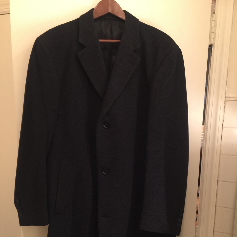 Ralph Lauren Men's Full Length Wool Top Coat