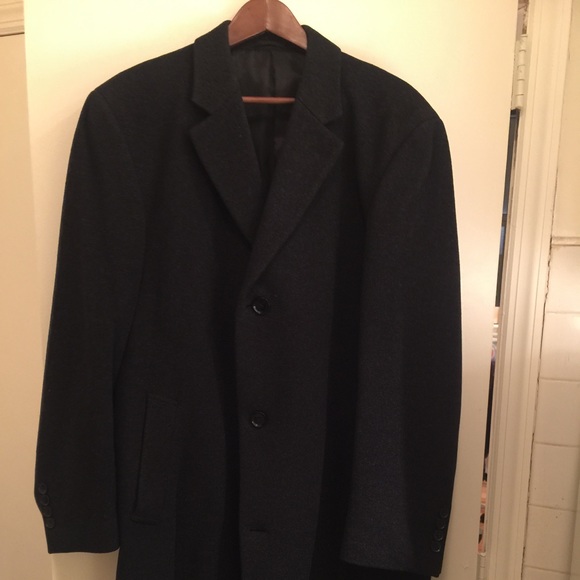 Ralph Lauren Men's Full Length Wool Top Coat - Picture 1 of 3