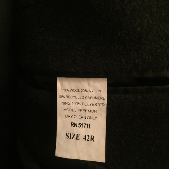 Ralph Lauren Men's Full Length Wool Top Coat - Picture 3 of 3