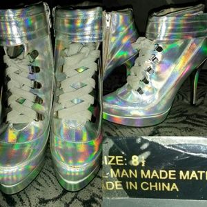 Holographic Booties!