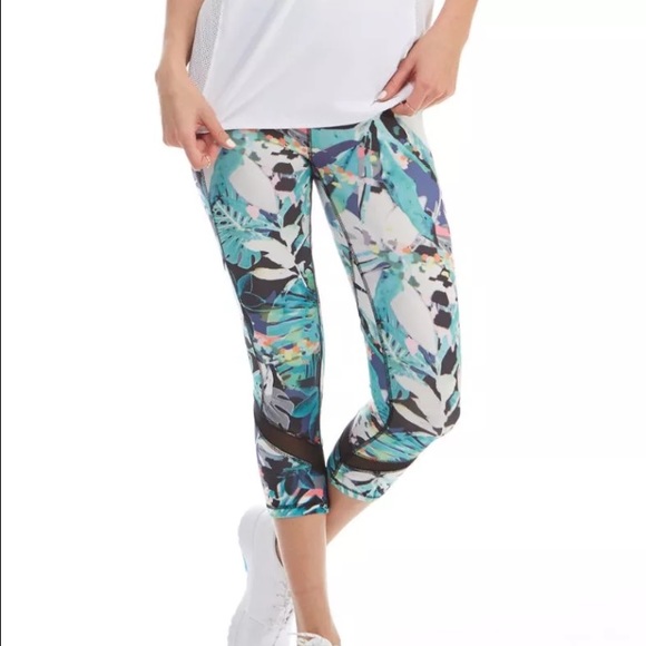 Gottex Capri Leggings Yoga Workout Gym Exercise - Picture 3 of 4