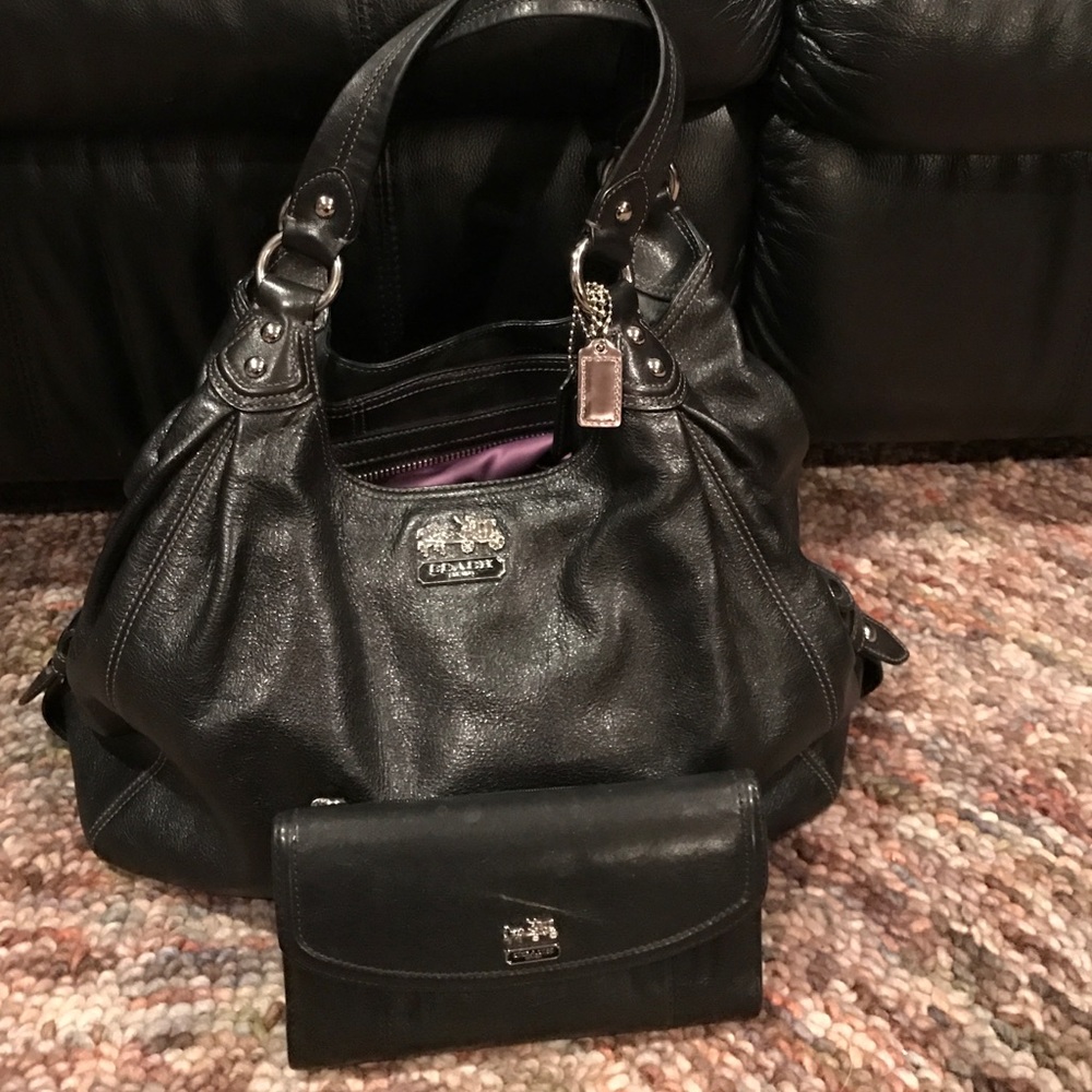 Coach wallet and purse set