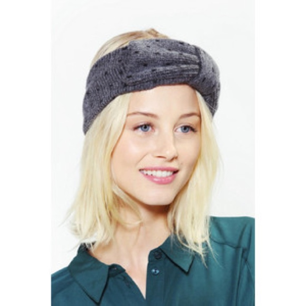 Urban outfitters uo winter lambs wool headband