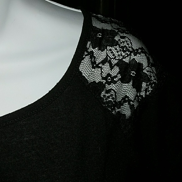 Gray Lace Skull Tee fits Size S-M - Picture 4 of 4