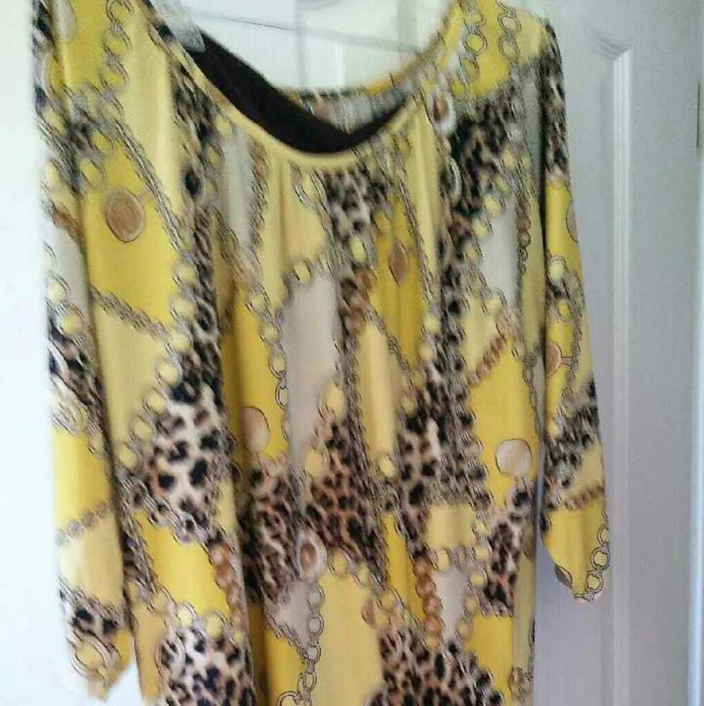 Cheetah print with a splash of yellow