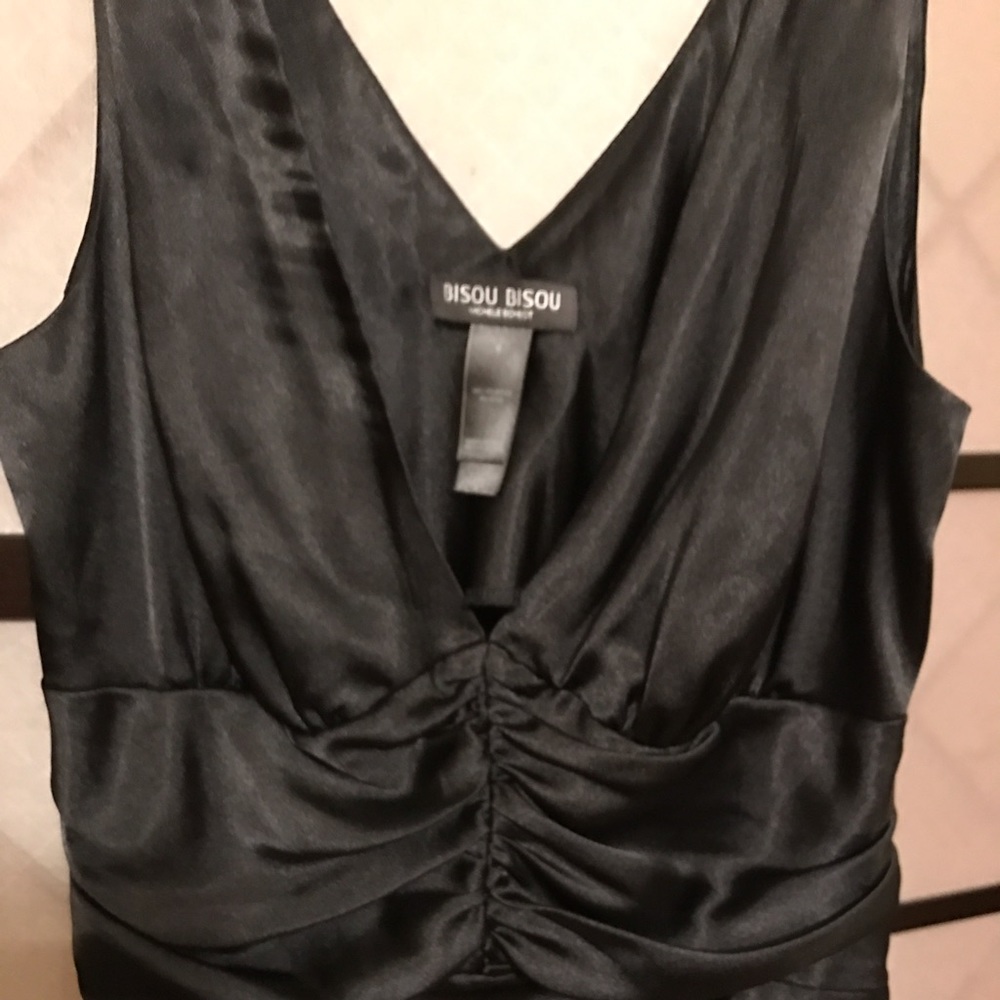 Black dressy tank blouse