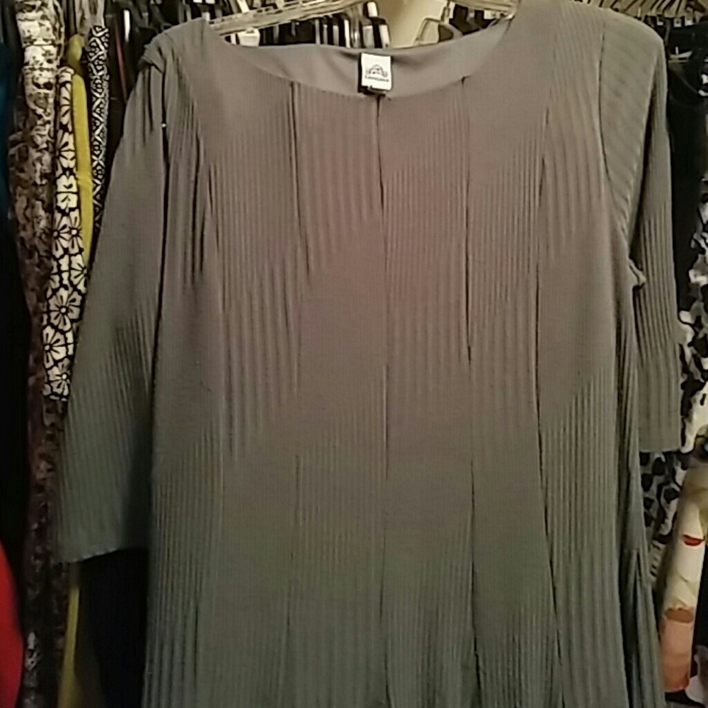 Gray maxi dress