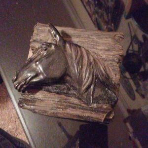 Horse lid ceramic box
