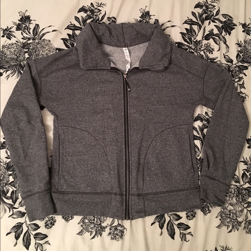Gray Lululemon Zip-up Hoodie