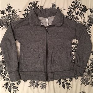 Gray Lululemon Zip-up Hoodie
