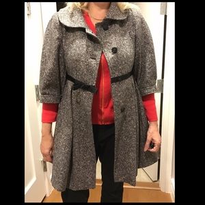 Grey Wool Burberry coat