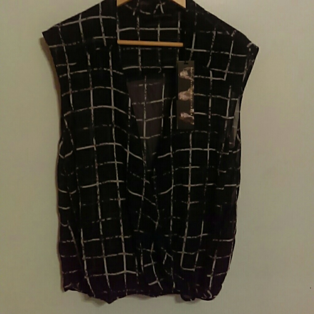 Kardashian Kollection sheer delite wrap top