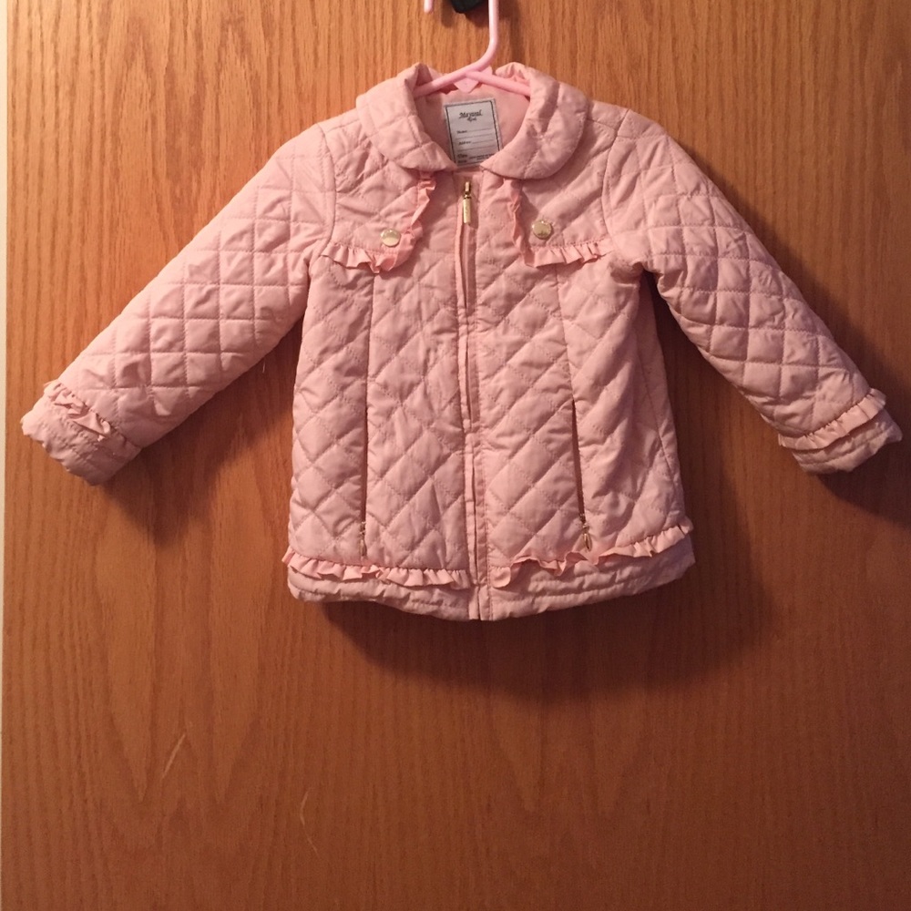 Mayoral light pink 18m quilted windbreaker jacket - Picture 1 of 4